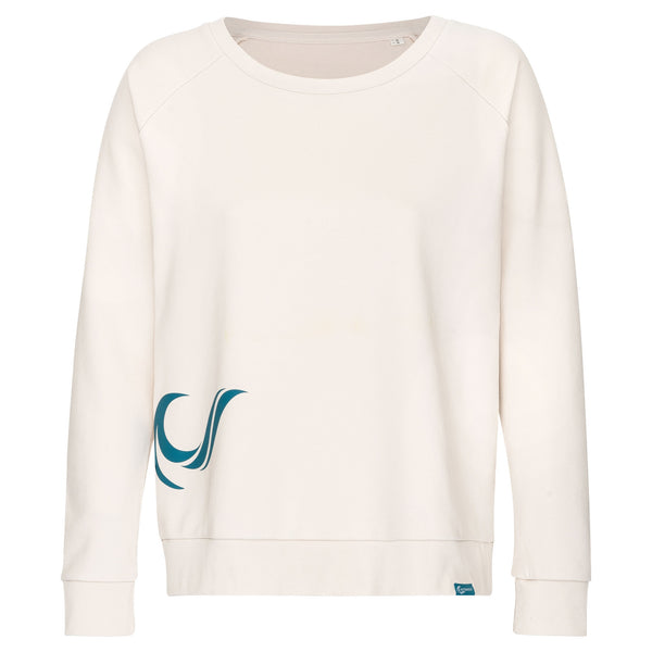 Soft organic cotton sweatshirt for women