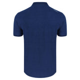 Beautiful polo shirt in blue with waterholic embroidery for men