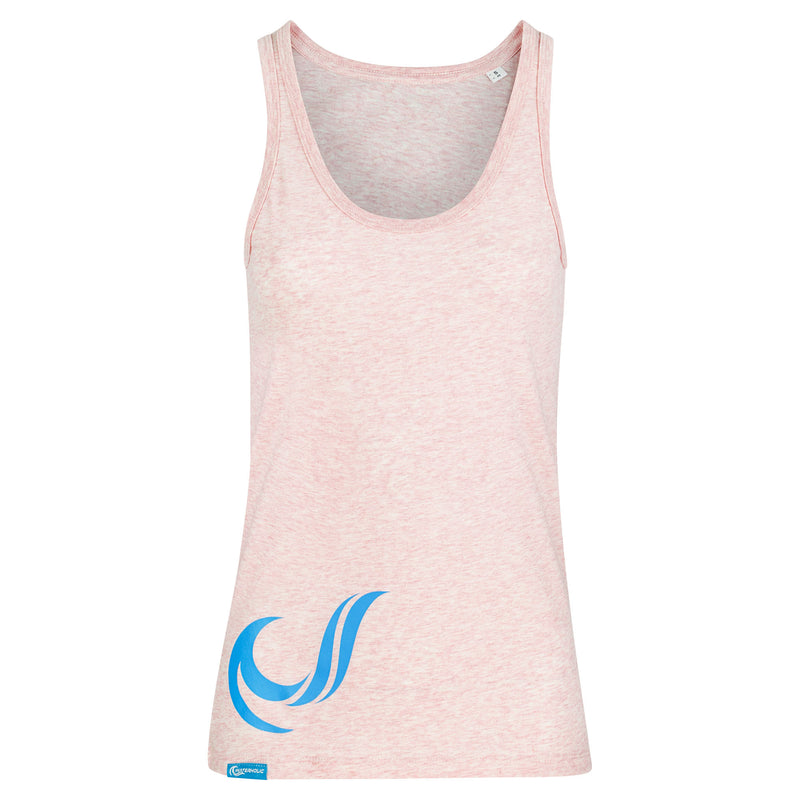 Summer organic cotton top with logo for women